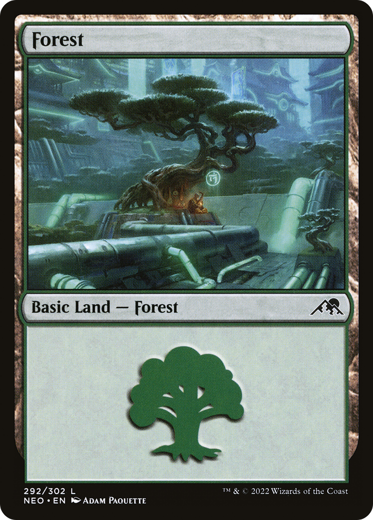 Forest (NEO-292) - Kamigawa: Neon Dynasty