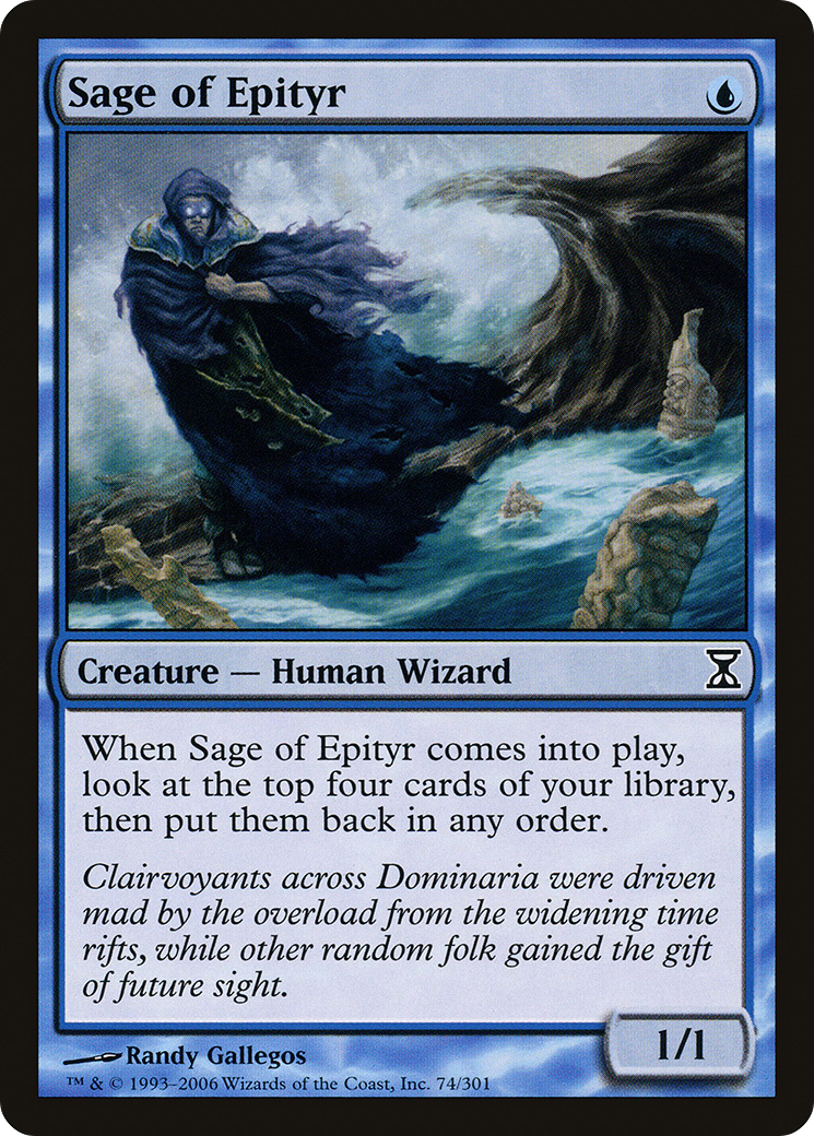 Sage of Epityr (TSP-074) - Time Spiral Foil