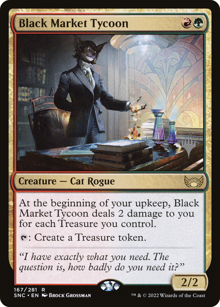Black Market Tycoon (PPSNC-167) - Streets of New Capenna Promos Foil