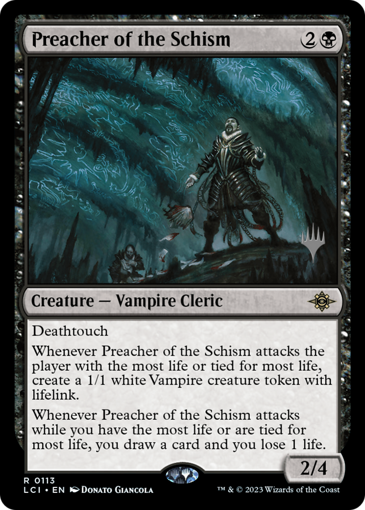 Preacher of the Schism (PPLCI-113) - The Lost Caverns of Ixalan Promos Foil