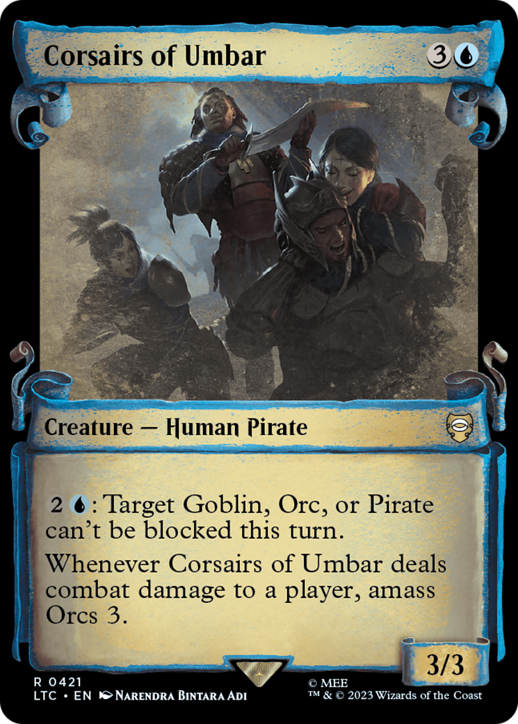 Corsairs of Umbar (LTC-421) - Tales of Middle-earth Commander: (Showcase) Foil