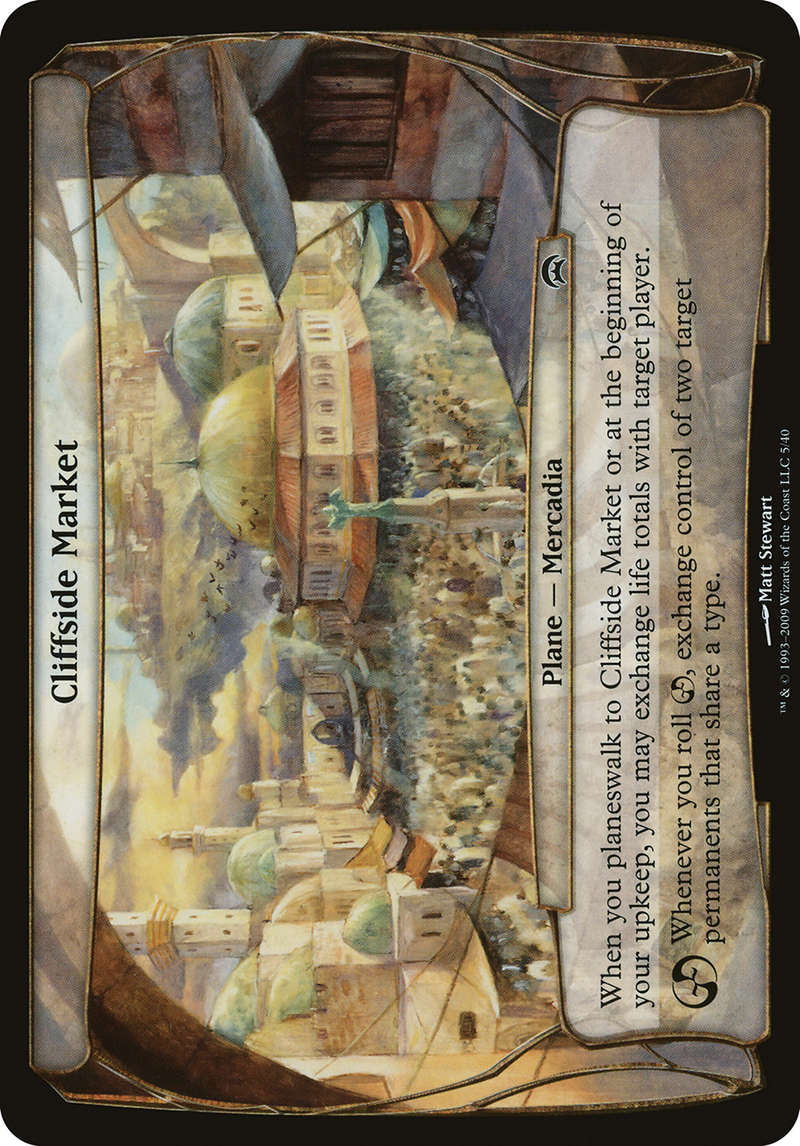 Cliffside Market (OVER-005) - Planechase Planes