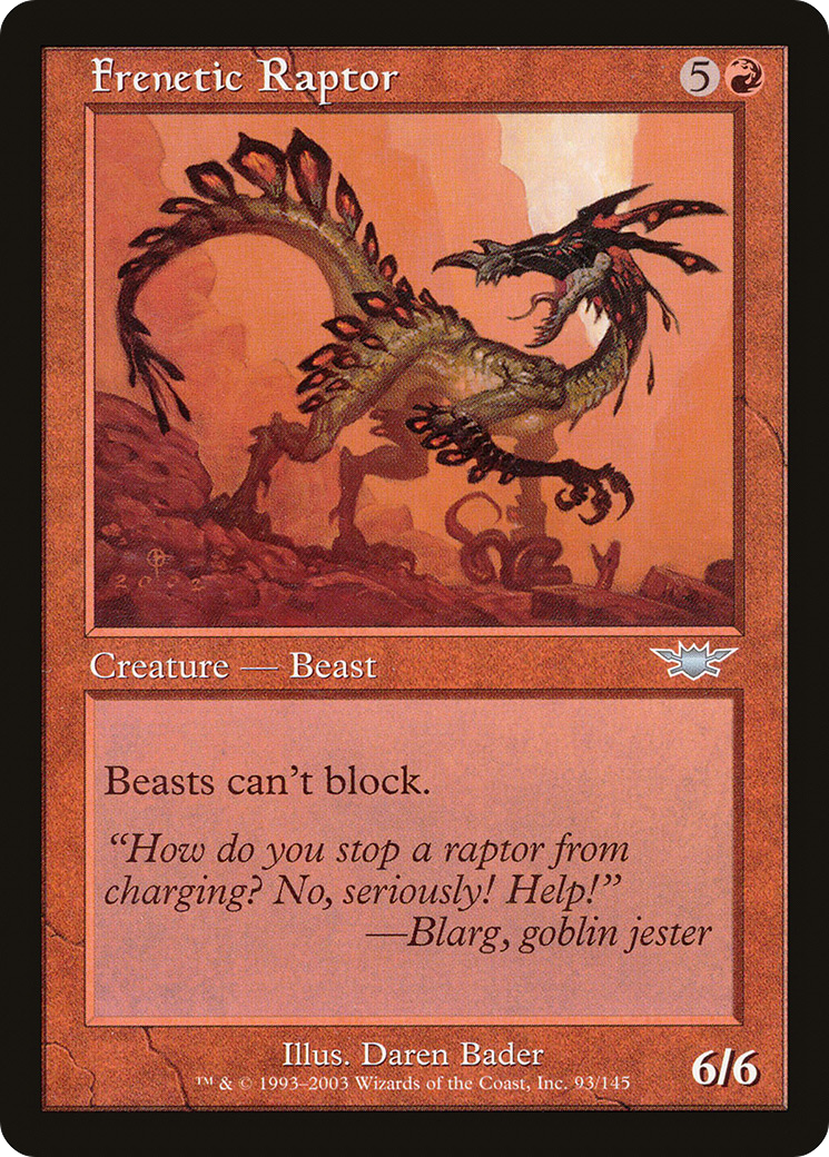 Frenetic Raptor (LGN-093) - Legions Foil