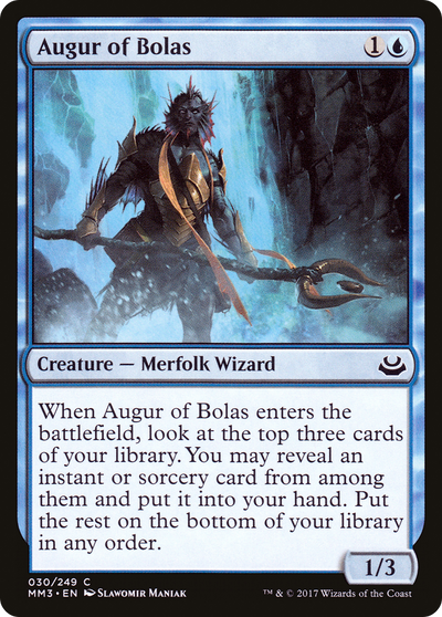 Augur of Bolas (MM3-030) - Modern Masters 2017