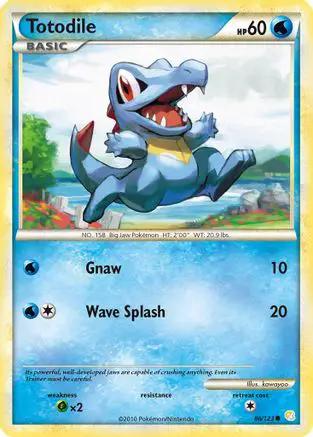 Totodile 086/123 - HeartGold SoulSilver