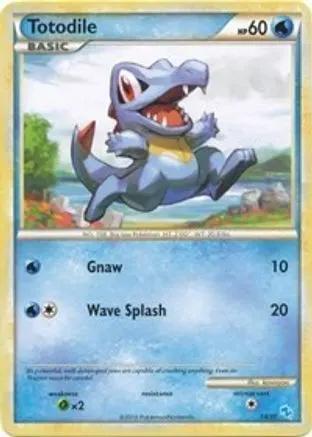 Totodile (#) 001 - HGSS Trainer Kit Gyarados & Raichu