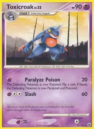 Toxicroak 031/100 - Majestic Dawn