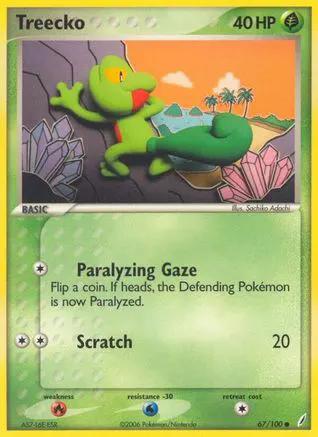 Treecko 067/100 - Crystal Guardians