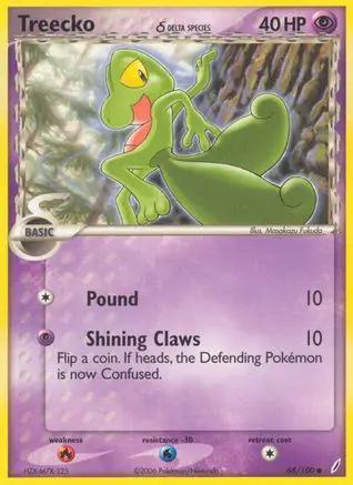Treecko (Delta Species) 068/100 - Crystal Guardians