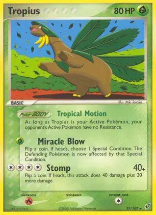 Tropius 027/107 - Deoxys