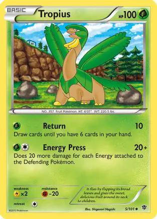 Tropius 005/101 - Plasma Blast Reverse Holofoil