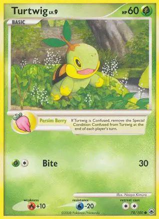 Turtwig 078/100 - Majestic Dawn Reverse Holofoil