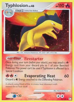 Typhlosion 016/123 - Mysterious Treasures Reverse Holofoil