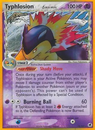 Typhlosion (Delta Species) 012/101 - Dragon Frontiers Holofoil