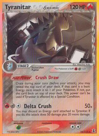 Tyranitar (Delta Species) 016/113 - Delta Species Reverse Holofoil