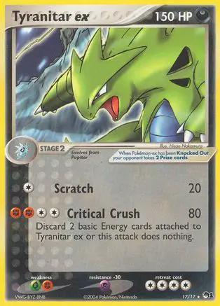 Tyranitar ex (Holo) 017/17 - POP Series 1 Holofoil