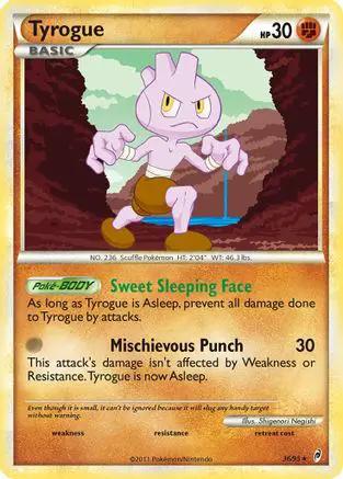 Tyrogue 036/95 - Call of Legends Reverse Holofoil