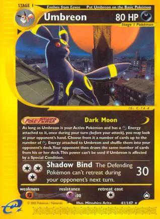 Umbreon 041/147 - Aquapolis Reverse Holofoil