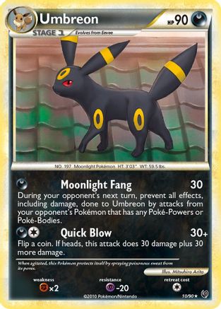 Umbreon 010/90 - Undaunted Holofoil