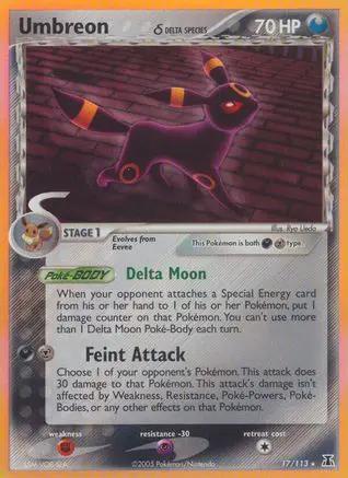 Umbreon (Delta Species) 017/113 - Delta Species Holofoil