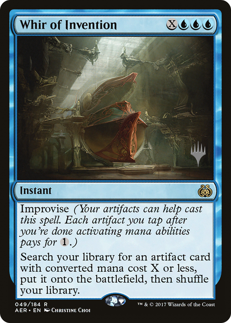 Whir of Invention (PPZNR-49P) - Aether Revolt Promos Foil