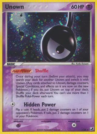 Unown 00!/115 - Unseen Forces Holofoil