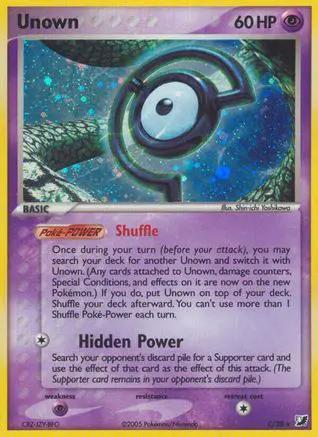 Unown 00C/115 - Unseen Forces Holofoil