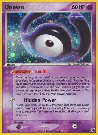 Unown 00H/115 - Unseen Forces Holofoil