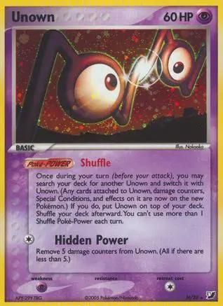 Unown 00N/115 - Unseen Forces Holofoil