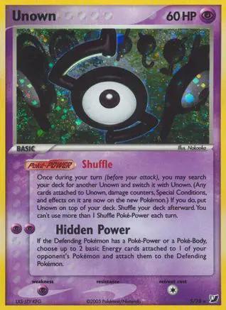 Unown 00S/115 - Unseen Forces Holofoil