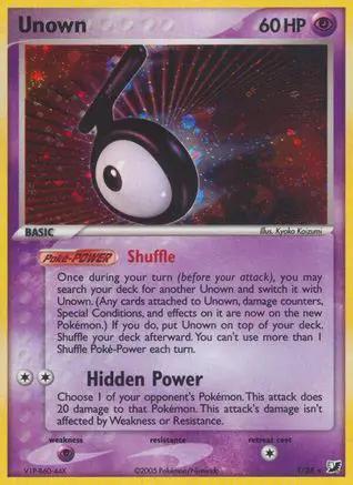 Unown 00T/115 - Unseen Forces Holofoil