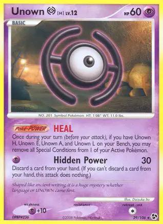 Unown [H] 029/106 - Great Encounters Reverse Holofoil