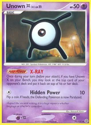 Unown [X] 071/132 - Secret Wonders