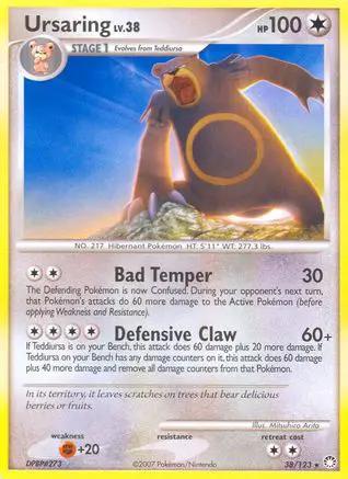 Ursaring 038/123 - Mysterious Treasures Reverse Holofoil