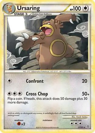 Ursaring 027/95 - Unleashed Reverse Holofoil
