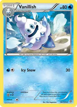 Vanillish 036/135 - Plasma Storm Reverse Holofoil