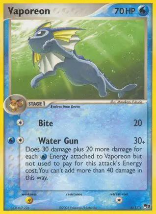 Vaporeon 006/017 - POP Series 3
