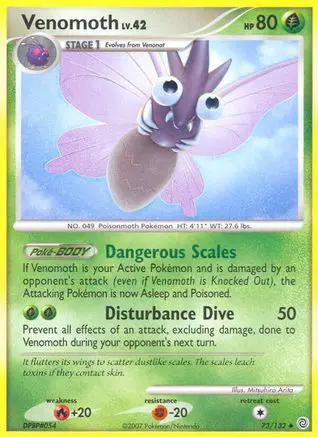 Venomoth 073/132 - Secret Wonders Reverse Holofoil