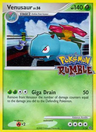 Venusaur 001/16 - Rumble Holofoil