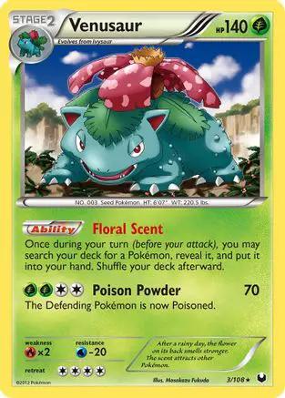 Venusaur 003/108 - Dark Explorers Reverse Holofoil