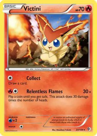 Victini 023/149 - Boundaries Crossed Reverse Holofoil