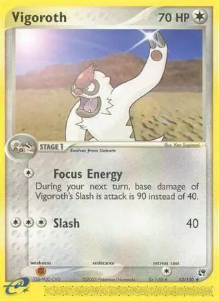 Vigoroth 052/100 - Sandstorm Reverse Holofoil
