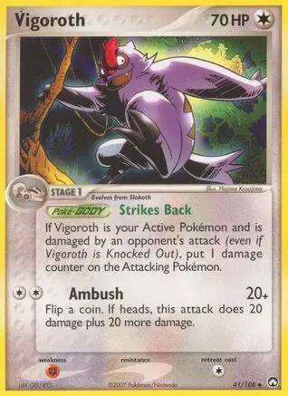 Vigoroth 041 - Power Keepers - Reverse Holofoil