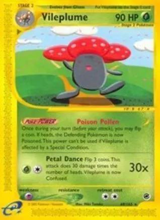 Vileplume 069/165 - Expedition Reverse Holofoil