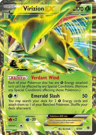 Virizion EX 009/101 - Plasma Blast Holofoil