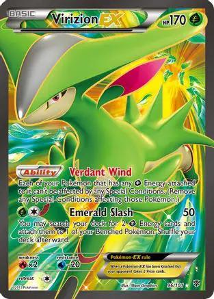 Virizion EX (Full Art) 096/101 - Plasma Blast Holofoil