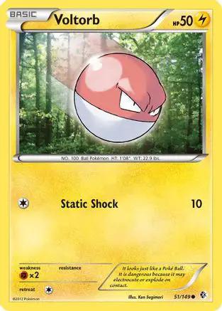 Voltorb 051/149 - Boundaries Crossed Reverse Holofoil