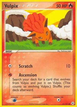Vulpix 081/101 - Hidden Legends Reverse Holofoil