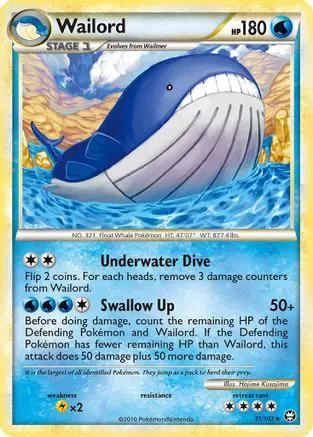 Wailord 031/102 - Triumphant Reverse Holofoil