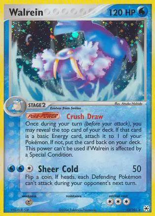 Walrein 015/101 - Hidden Legends Reverse Holofoil